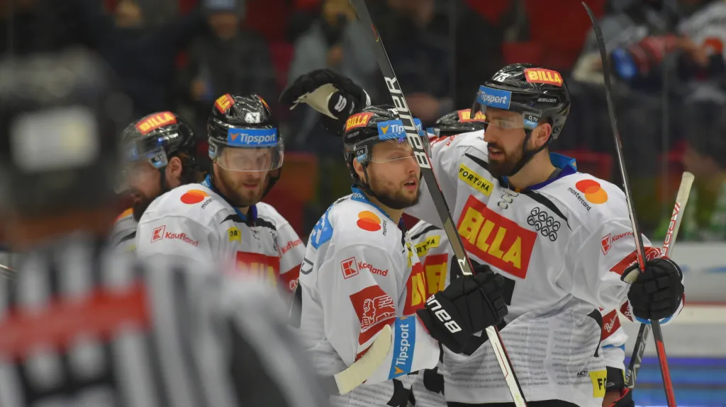 Radost sparťanských hokejistů