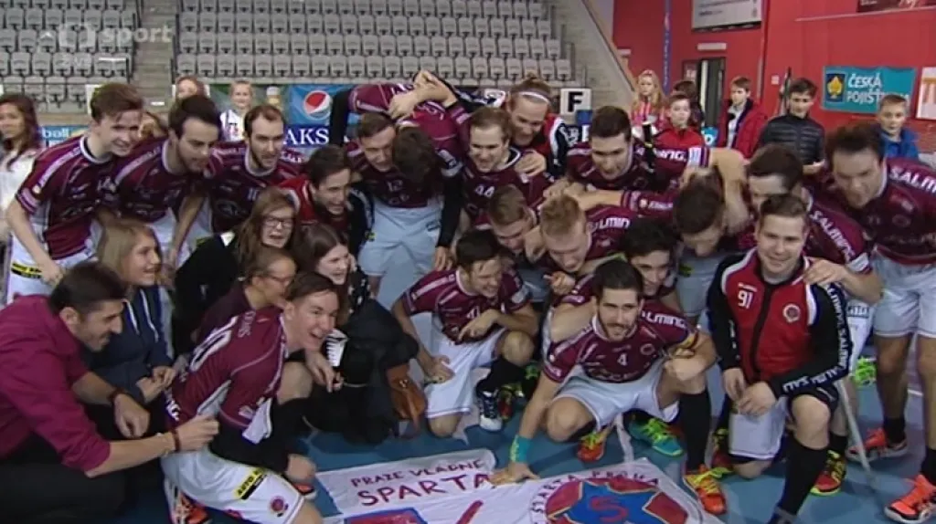 Florbalové derby ovládla Sparta