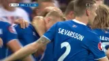 Gól v utkání Anglie - Island: Sigthórsson - 1:2 (18. min.)