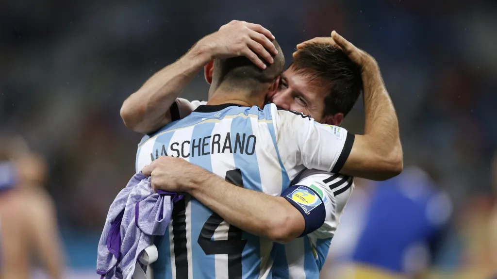 Radost Javiera Mascherana a Lionela Messiho