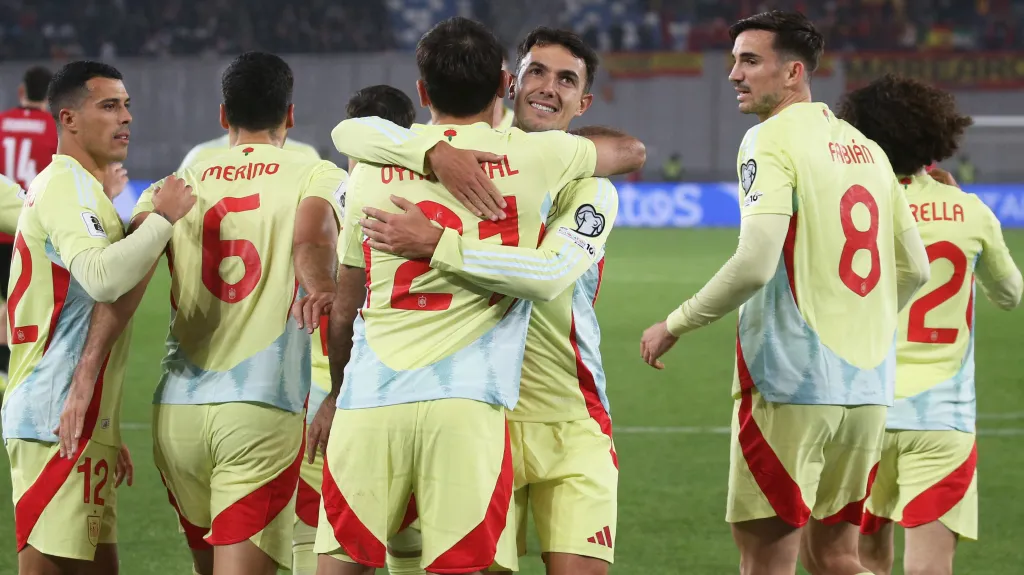 Slavící hráči Španělska