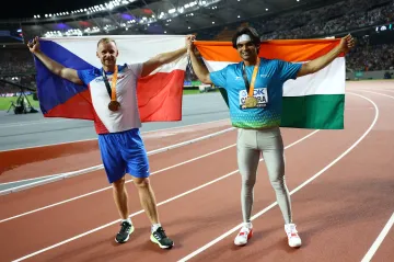 Jakub Vadlejch a Níradž Čopra