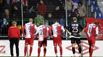Zklamaní hráči Slavie