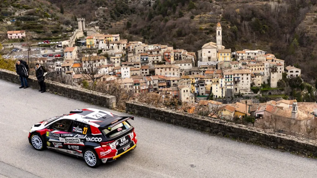 Erik Cais na Rallye Monte Carlo