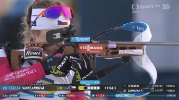 Sestřih sprintu biatlonistek SP v Oslu