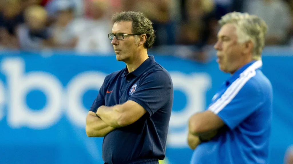 Laurent Blanc a Carlo Ancelotti
