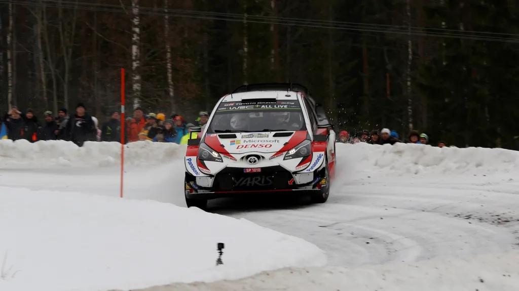 Ott Tänak na Švédské rallye