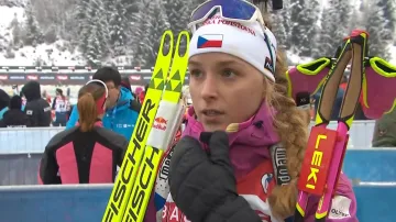 Davidová: Dnes mě to bolelo dost, každý výsledek do top šestky je super