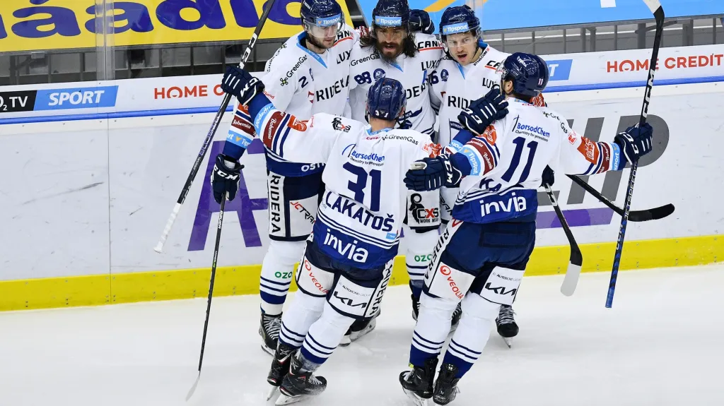 Radost hokejistů Vítkovic