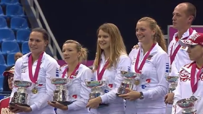 Vítězný Fed Cupový tým ČR