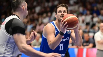Záznam přípravného basketbalového utkání  Česko – Gruzie