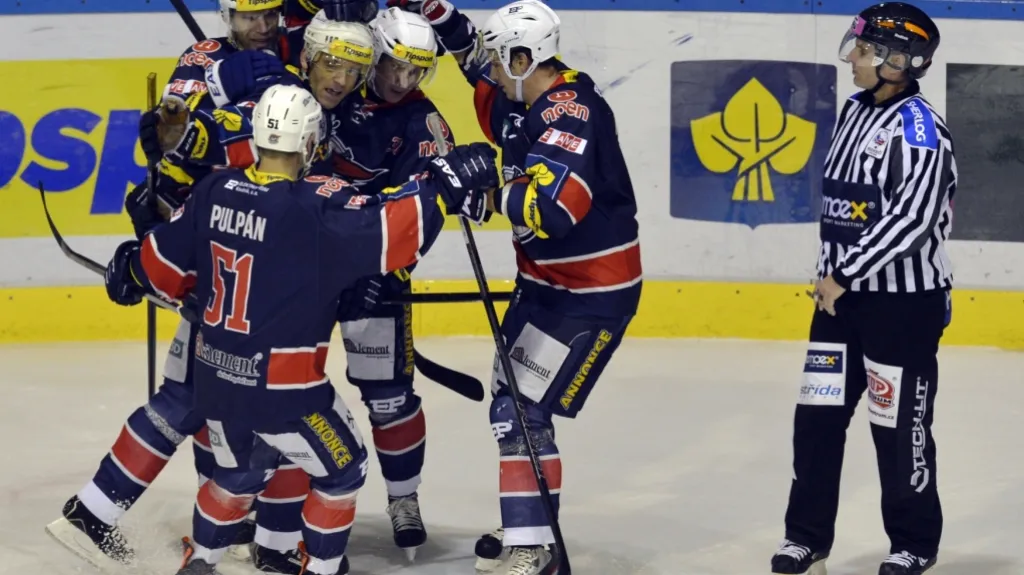 Radost hokejistů Chomutova