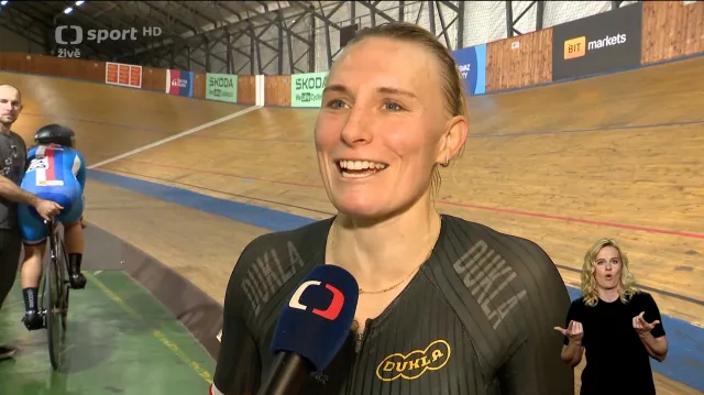 Dráhařka Machačová se rozloučila s kariérou na memoriálu Cyrila Schejbala