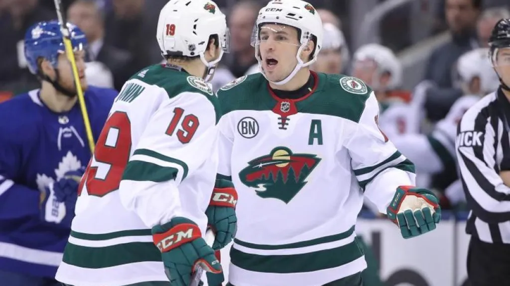 Zach Parise v dresu Minnesoty Wild