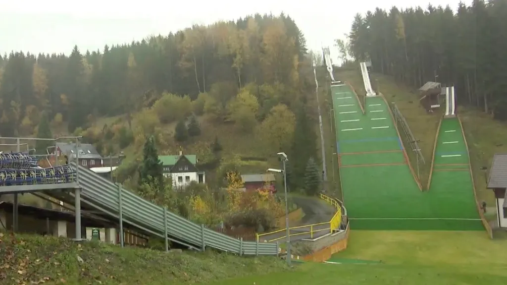 Skokanské můstky v Desné prošly rekonstrukcí