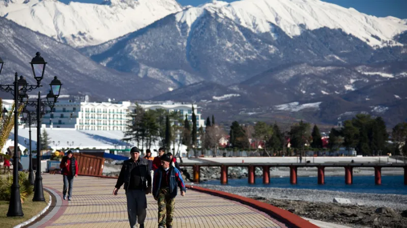Přímořská promenáda v Soči