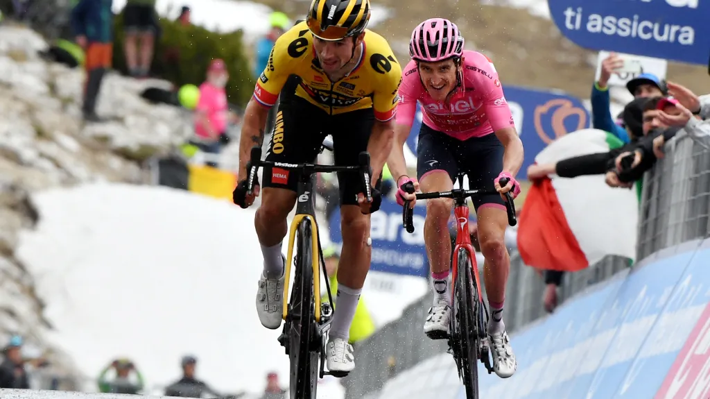 Primož Roglič v cyklistickém závodě