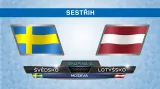 Sestřih utkání Švédsko - Lotyšsko