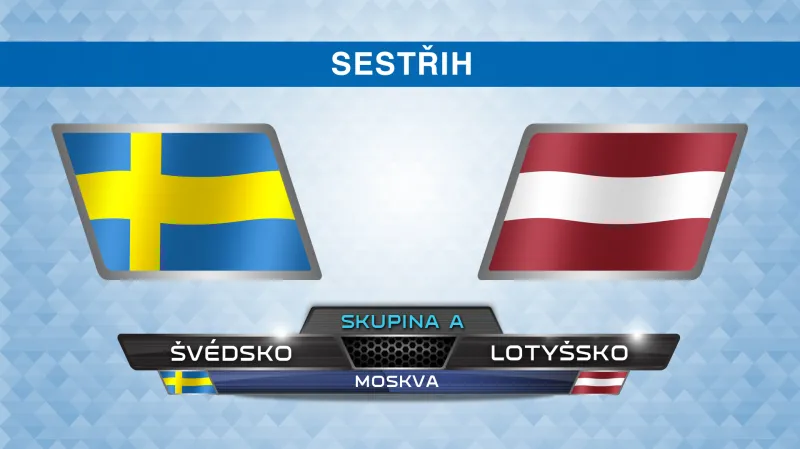 Sestřih utkání Švédsko - Lotyšsko