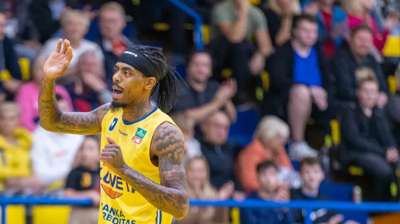 Zápas ligy basketbalistů USK – Ústí nad Labem