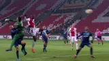 Gól v utkání Slavia – Beer Ševa: Sima – 1:0 (31. min.)