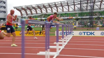 Rozběh Svobody na 110 metrů překážek s ohlasem