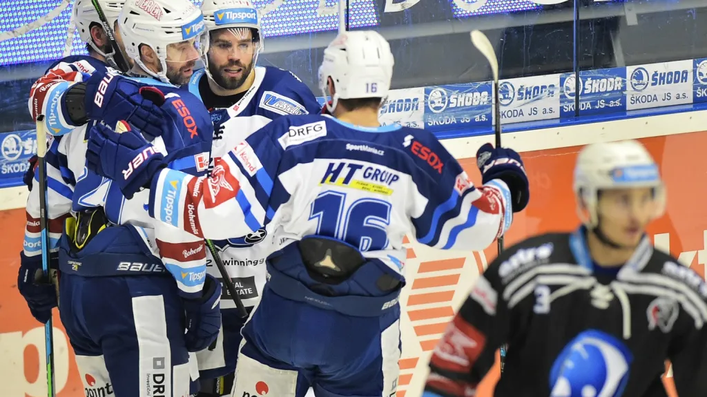 Radost hokejistů Brna