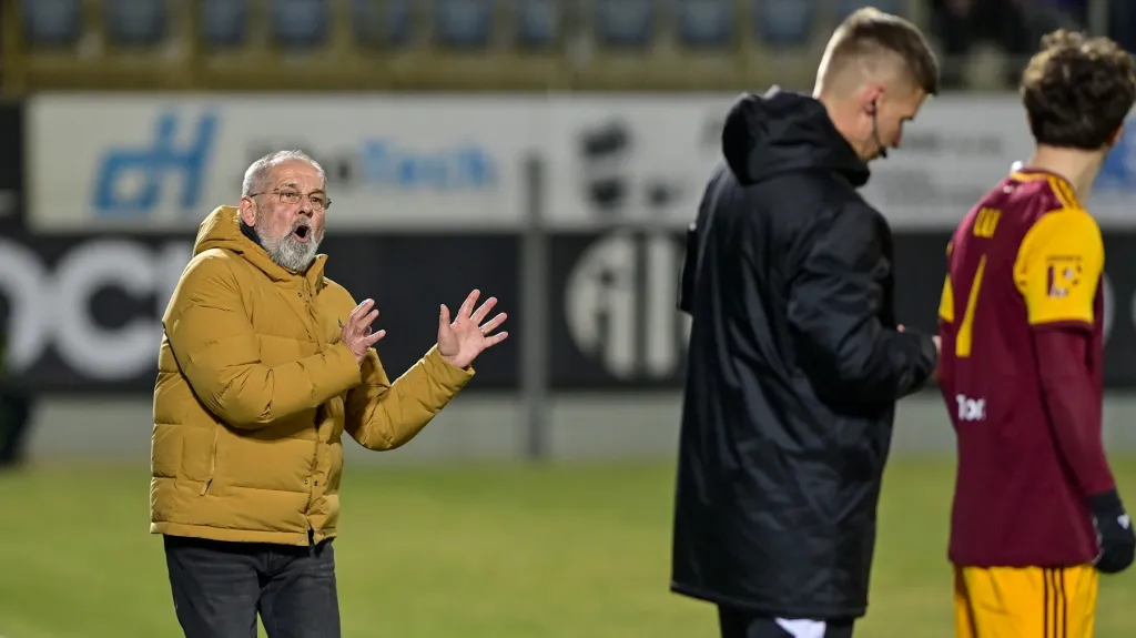 Trenér Petr Rada z Dukly