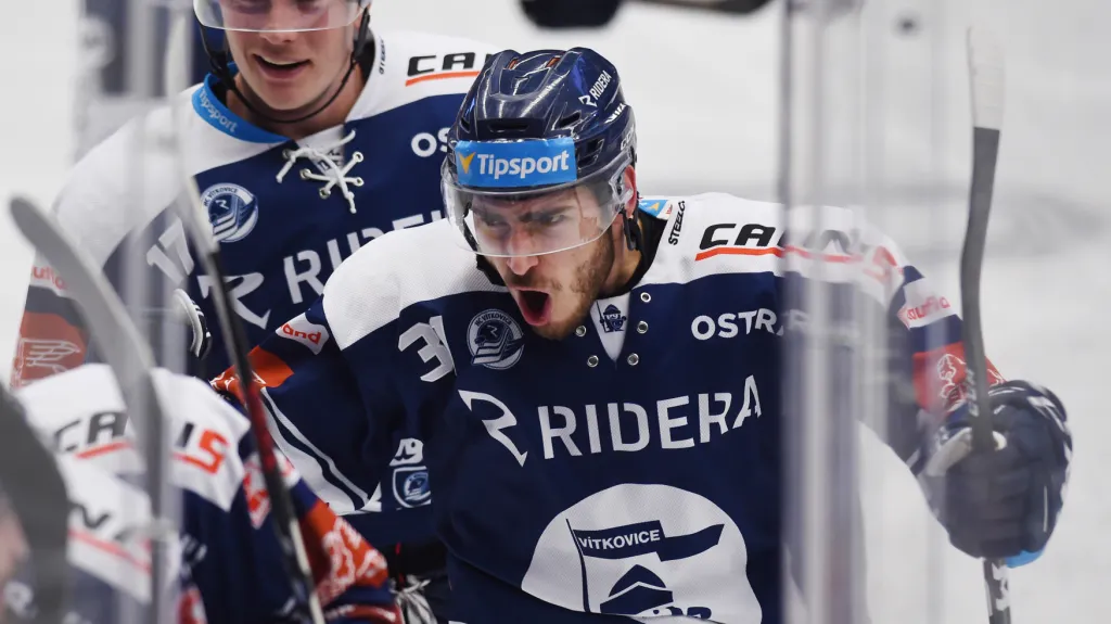 Vítkovický střelec Dominik Lakatoš