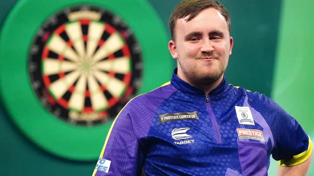 Luke Littler na mistrovství světa v šipkách