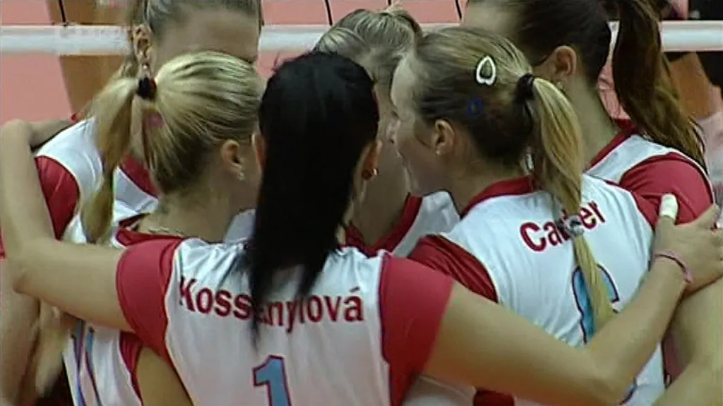 Radost volejbalistek Prostějova