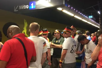 Vedro a Němci. Všude. Tady v marseilleském metru