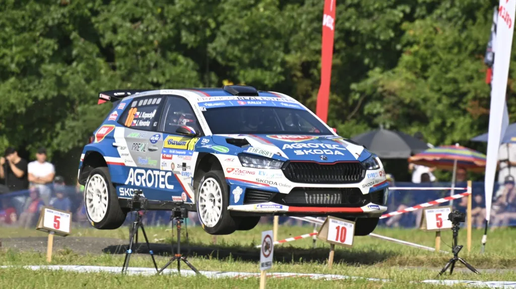 Jan Kopecký na Barum rallye