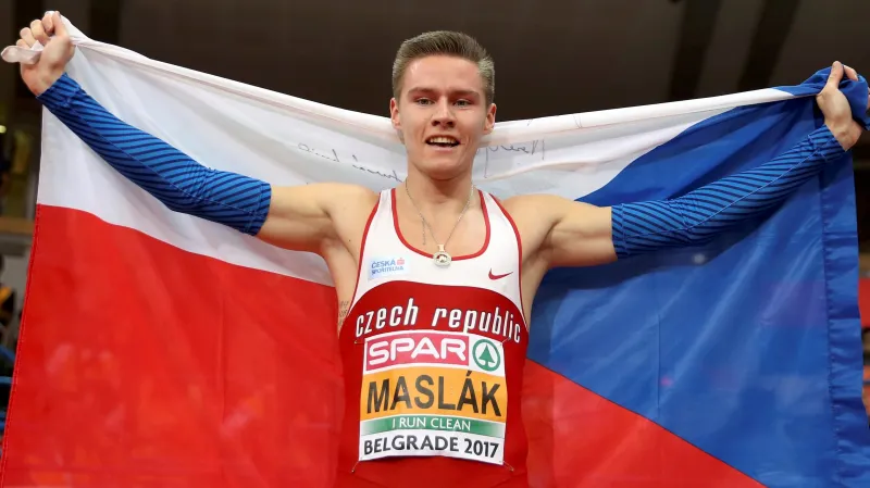 Halový mistr Evropy Pavel Maslák