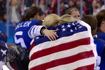 Šťastné americké hokejistky