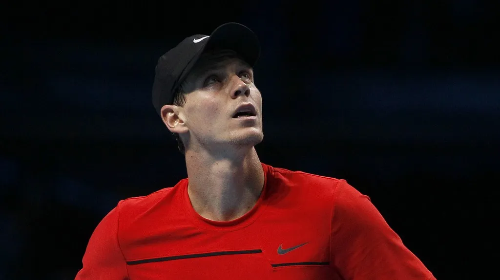 Tomáš Berdych po pokaženém úderu