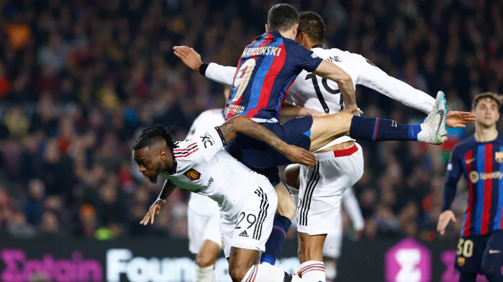 Utkání Barcelona - Manchester United