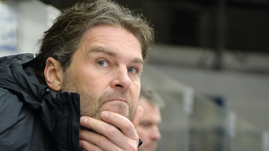 Jaromír Jágr na kladenské střídačce