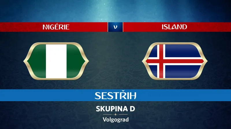 Sestřih utkání Nigérie - Island
