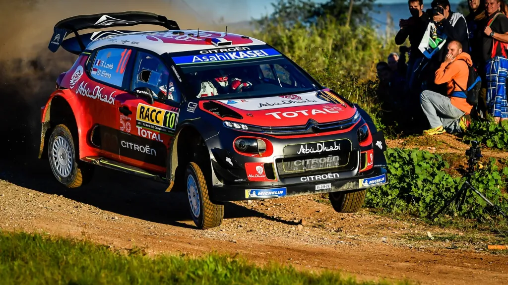 Sébastien Loeb během Katalánské rallye