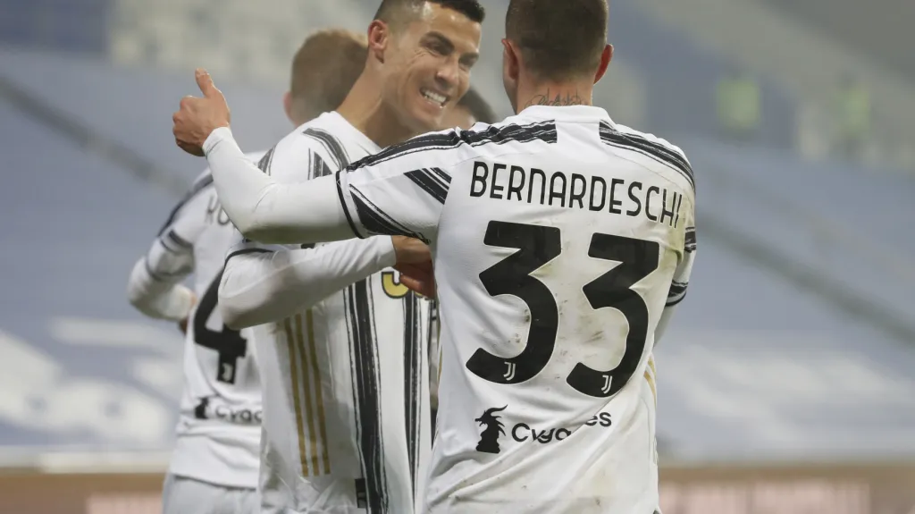 Radost hráčů Juventusu