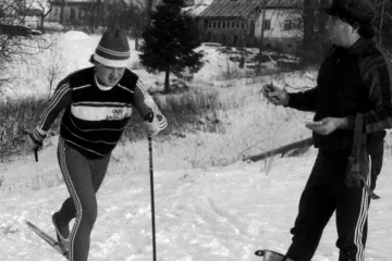 Trenér běžkařské reprezentace z roku 1987 Zdeněk Ciller