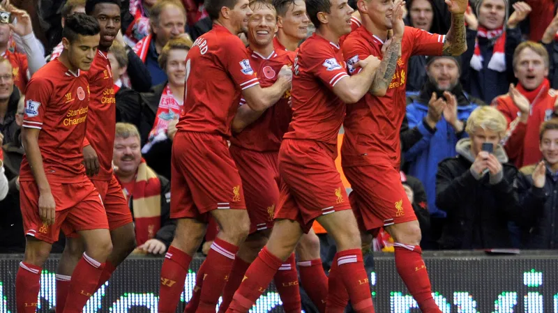 Radost hráčů Liverpoolu