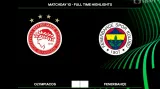 Sestřih utkání Olympiakos – Fenerbahce