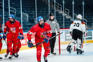 Čeští reprezentanti do 18 let slaví proti Německu