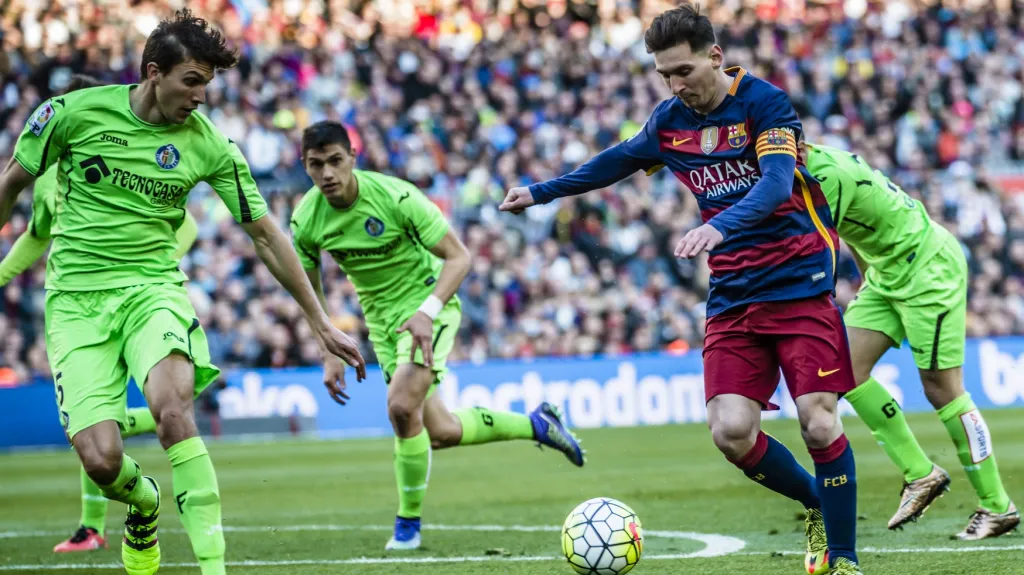 Lionel Messi v utkání proti Getafe