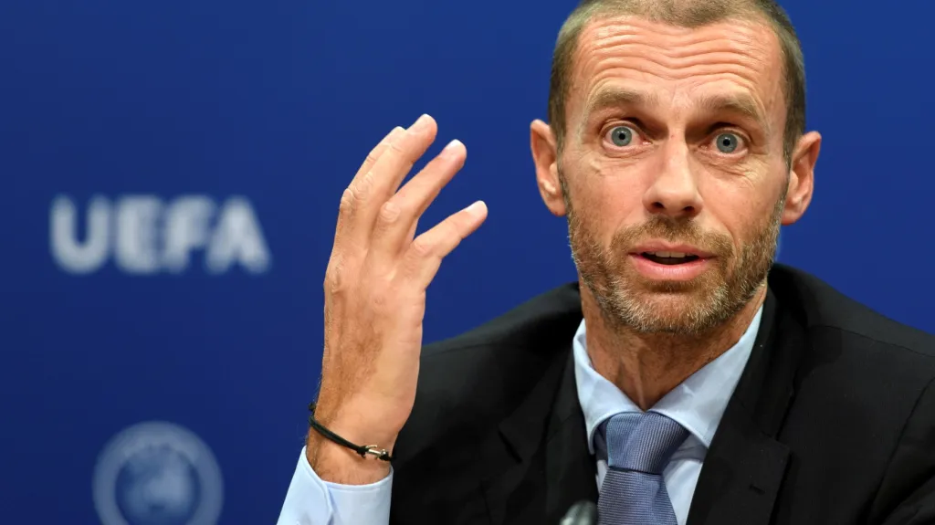 Předseda evropské fotbalové unie UEFA Aleksander Čeferin