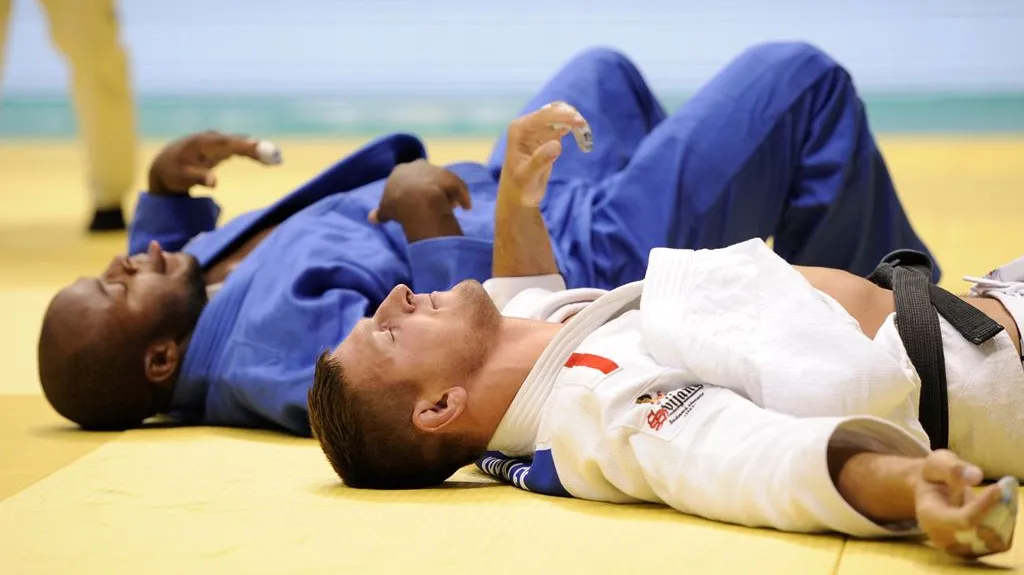 Lukáš Krpálek a Jorge Fonseca z Portugalska