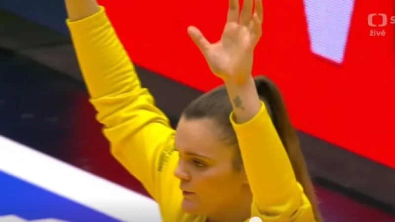 Zákroky brankářky Petry Kudláčkové