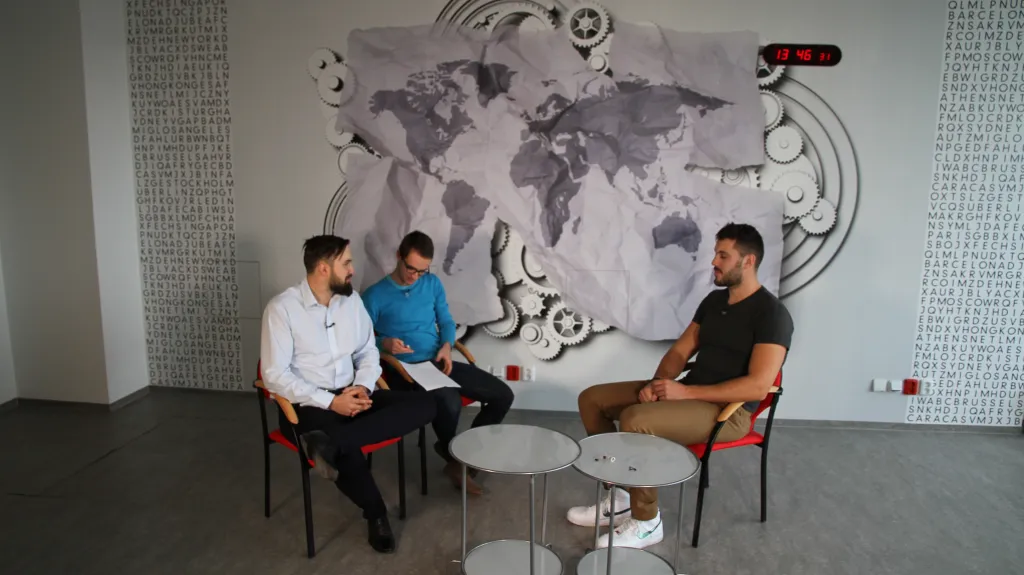 Natáčení premiérového dílu ČT sportcastu